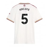 Arsenal Piero Hincapie #5 Koszulka Trzecia damskie 2025-26 Krótki Rękaw